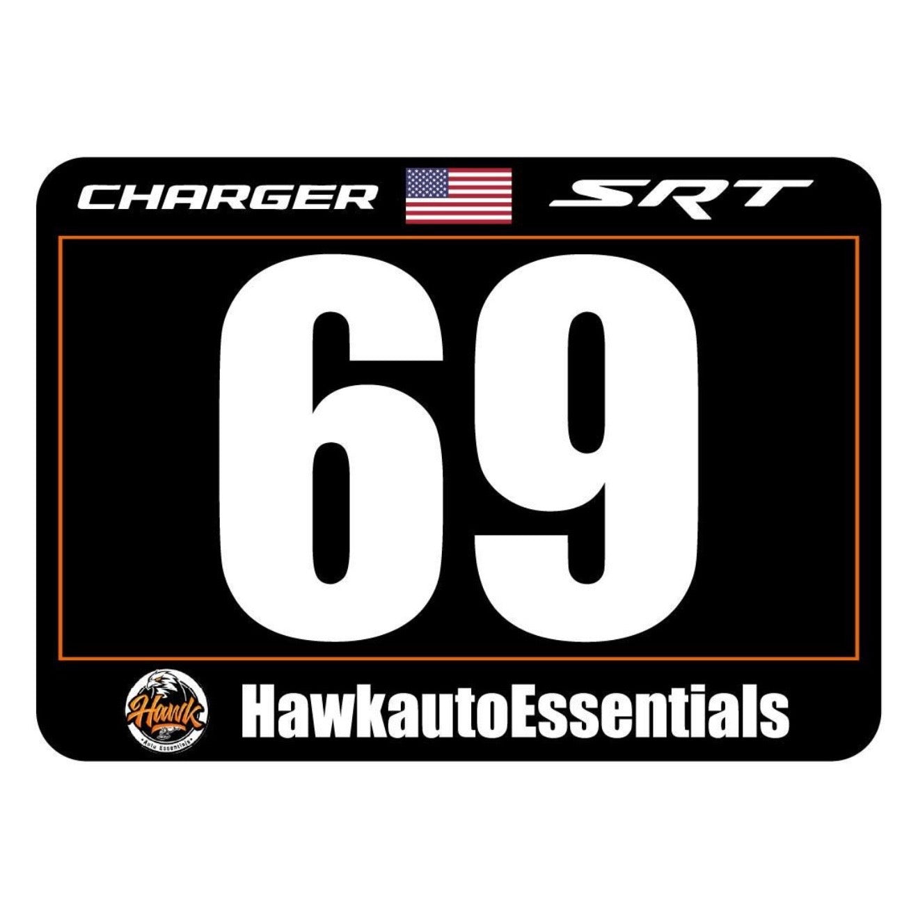 Car Rally Number Panels