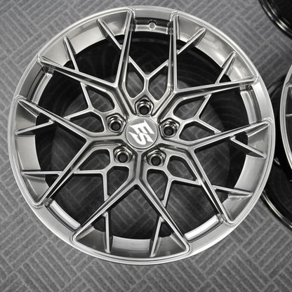 Gloss Silver ES4 Forged Wheels