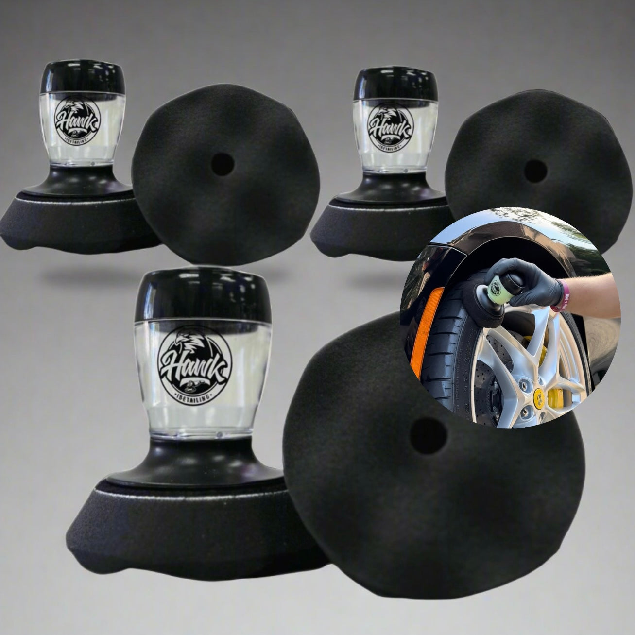 Hawk Applicator Three Pack (For Tires and Trim) – Hawk Auto Essentials